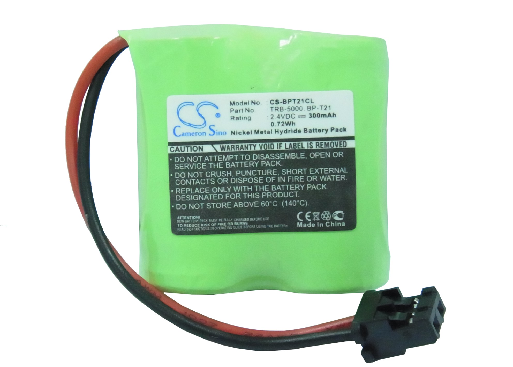NiMH Battery for Radio Shack 23954 9601371 2.4V 300mAh eBay