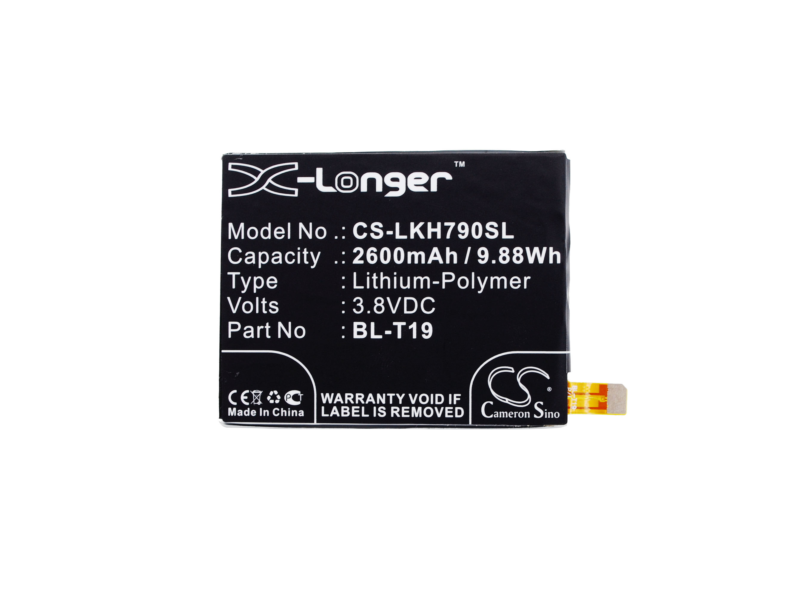 thumbnail 5  - Li-Polymer Battery for LG H791F H798 Nexus 5X 3.8V 2600mAh