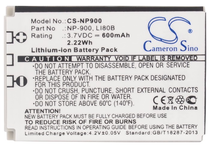 Li-ion Battery for Minox DC 4211 DC 5222 DC 6311 3.7V 600mAh | eBay