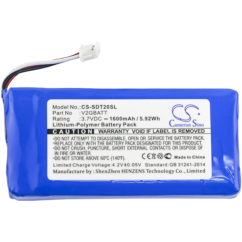 LiPolymer Battery for SportDOG TEK 2.0 GPS Collar TEK2L 3.7V 1600mAh