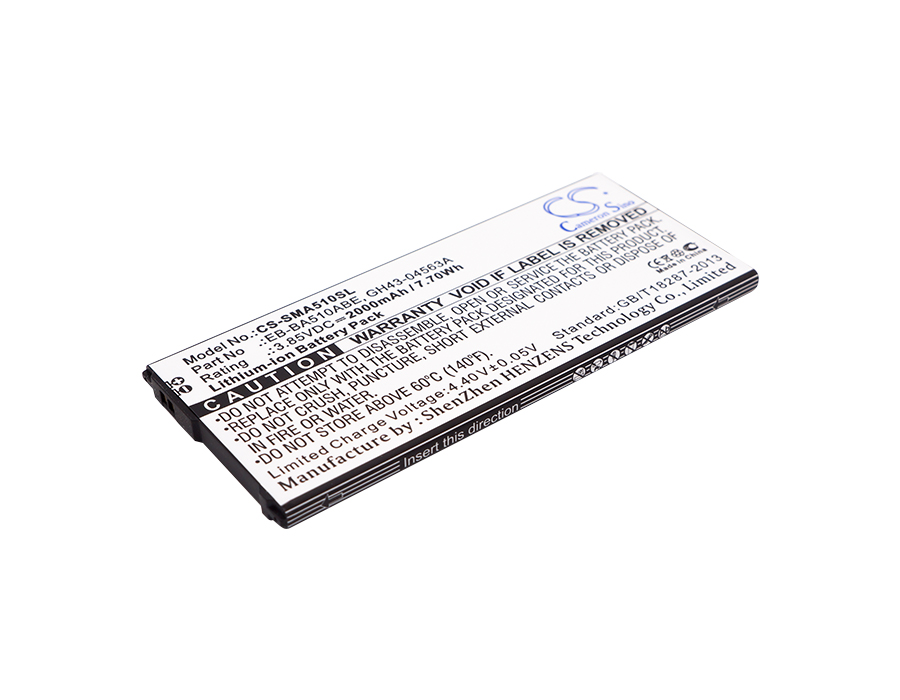Li-ion Battery for Samsung Galaxy A5 2016 Duos SM-A5100 SM-A510F 3.85V ...