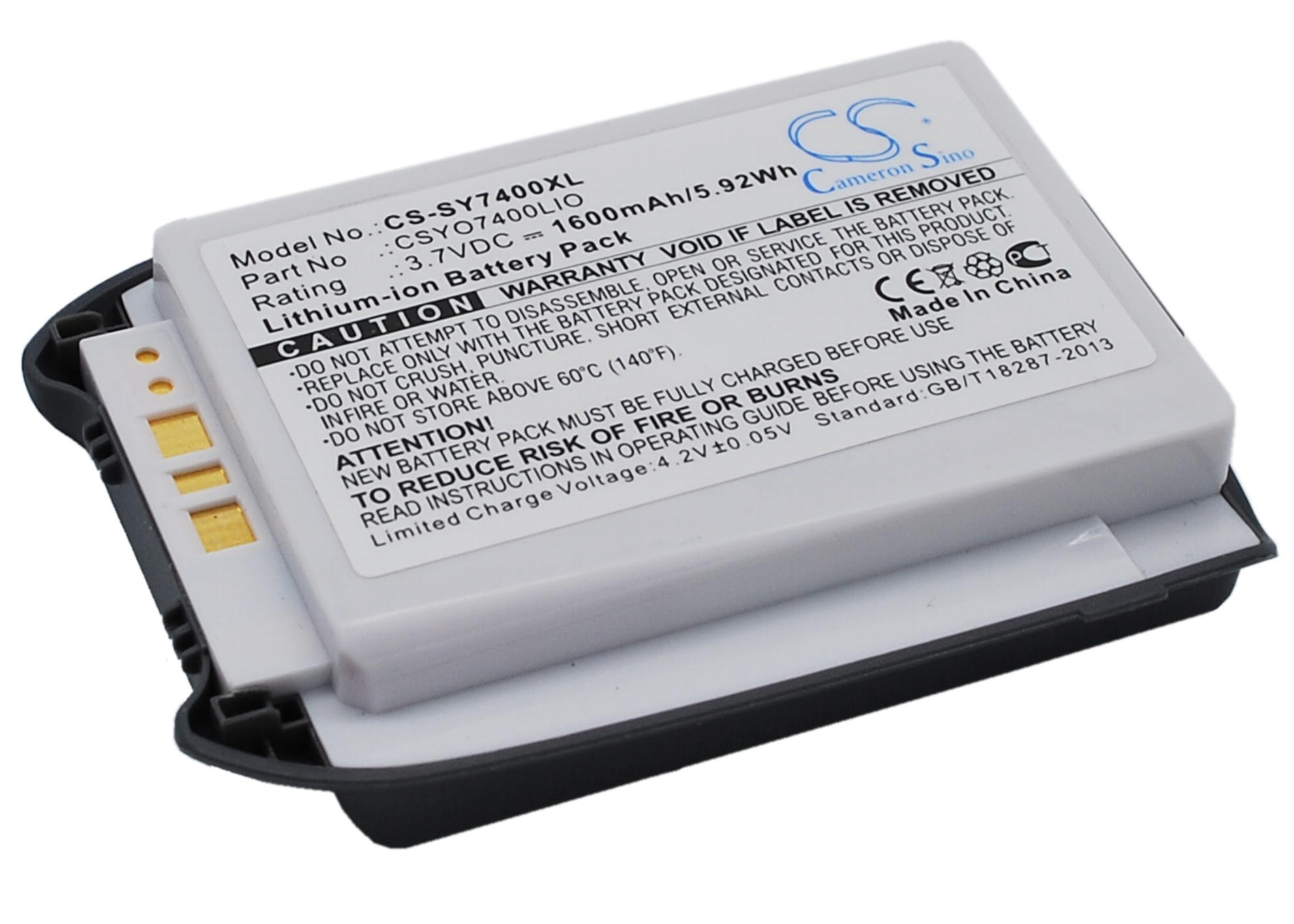 LiIon Akku für Sanyo scp7300 scp7400 scp7400 3.7v 1600mah eBay